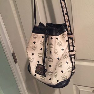 MCM shoulder crossbody satchel purse